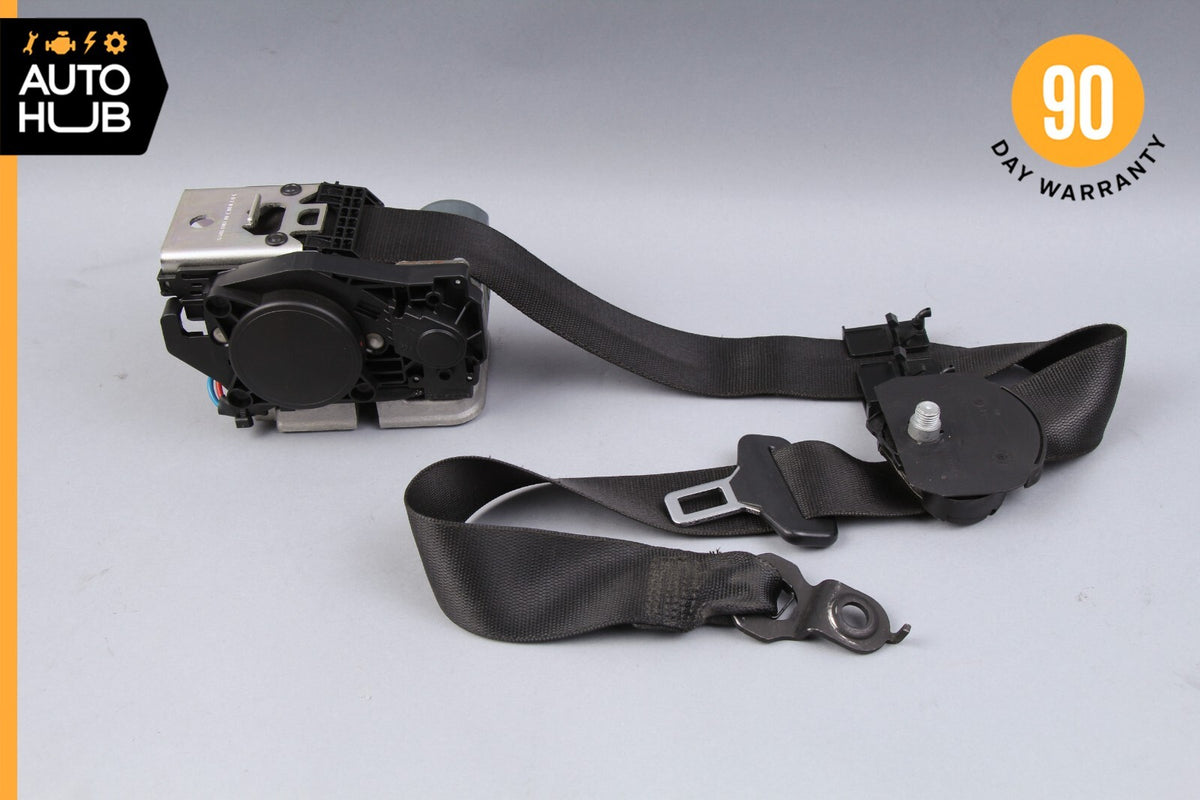 07-09 Mercedes W211 E550 E350 CLS550 Front Left Driver Side Seat Belt Black OEM - photo 5