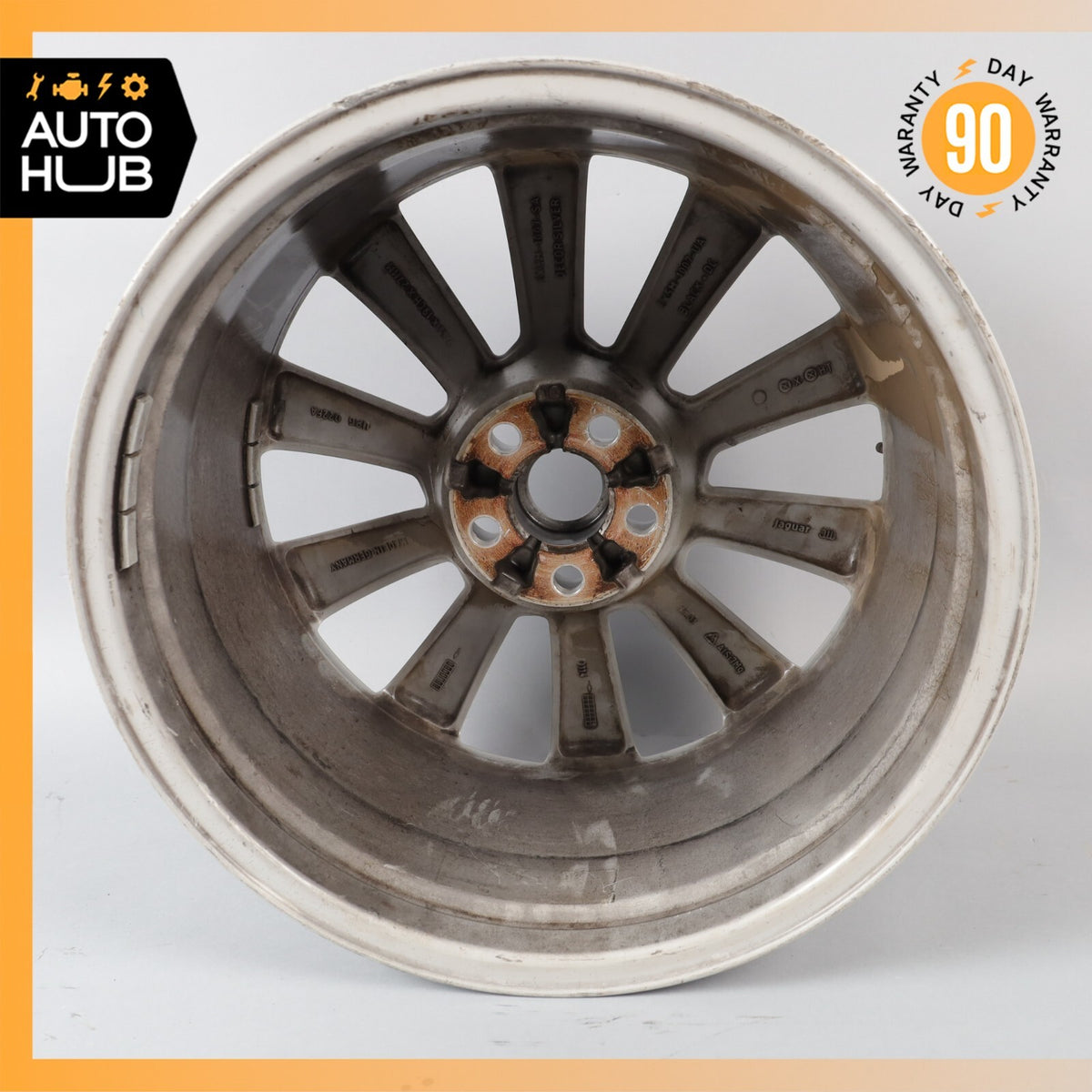 14-24 Jaguar X152 F-Type 9.5 x 19 19" Rear Wheel Rim Silver EX5M1007SA OEM - photo 16
