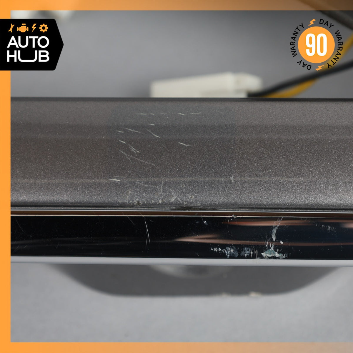 02-07 Maserati Spyder 4200 M138 Rear Trunk Lid Moulding Plate w/Lights OEM 61k - photo 8