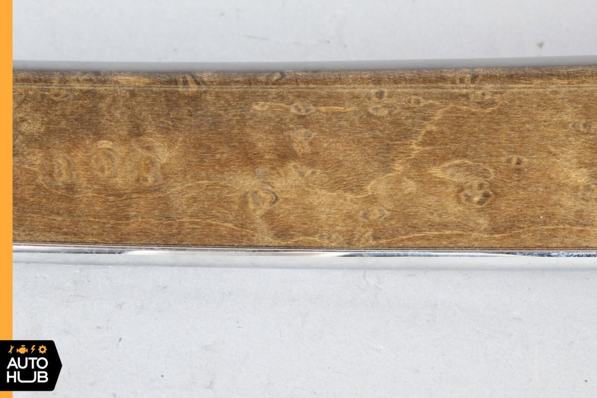 03-09 Mercedes W211 E350 E500 Dashboard Dash Left Molding Trim Wood OEM - photo 3