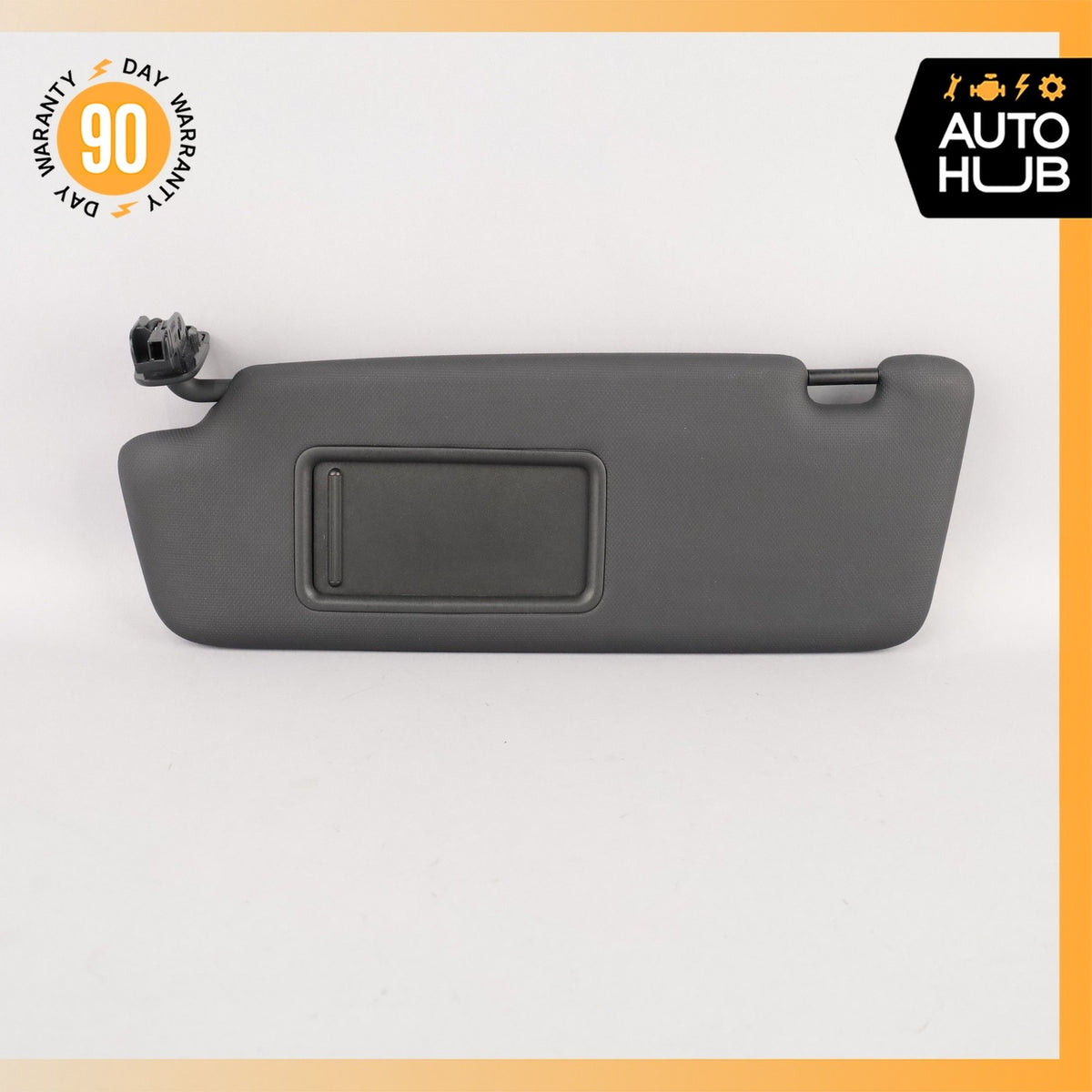 13-17 Audi 8R Q5 Left Driver Sunvisor Sun Visor Black OEM 74k - photo 6