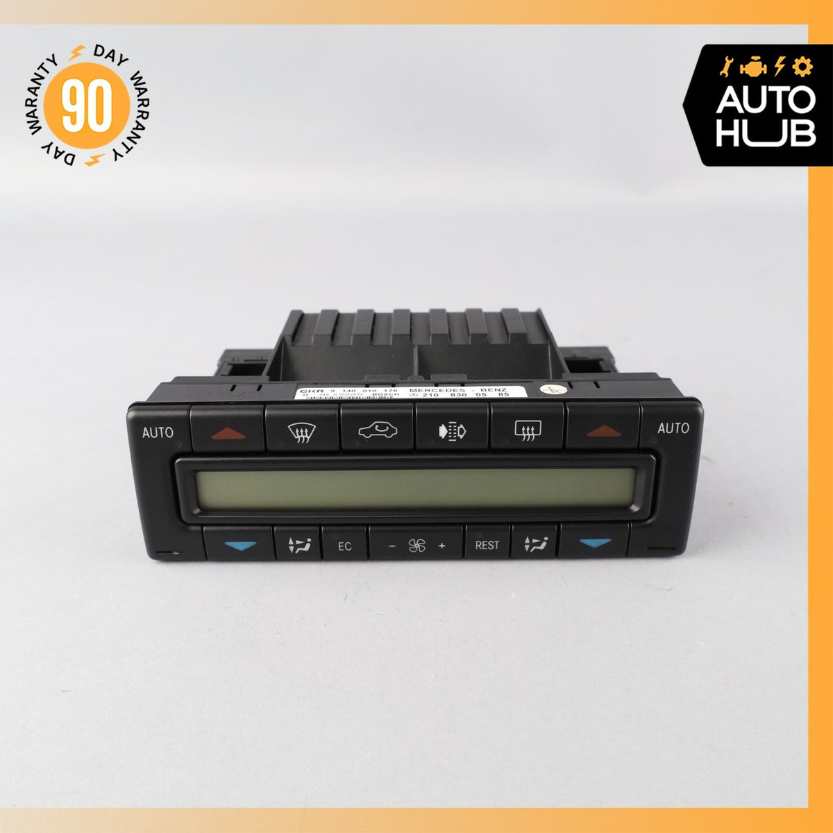 96-99 Mercedes W140 CL600 S500 A/C AC Heater Climate Control Switch OEM 63k - photo 3