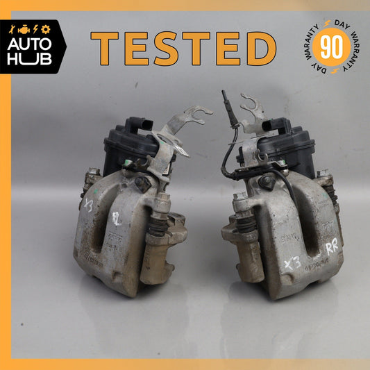 18-25 BMW G01 X3 X4 Rear Left & Right Brake Caliper Set w/ Actuator OEM - photo 1