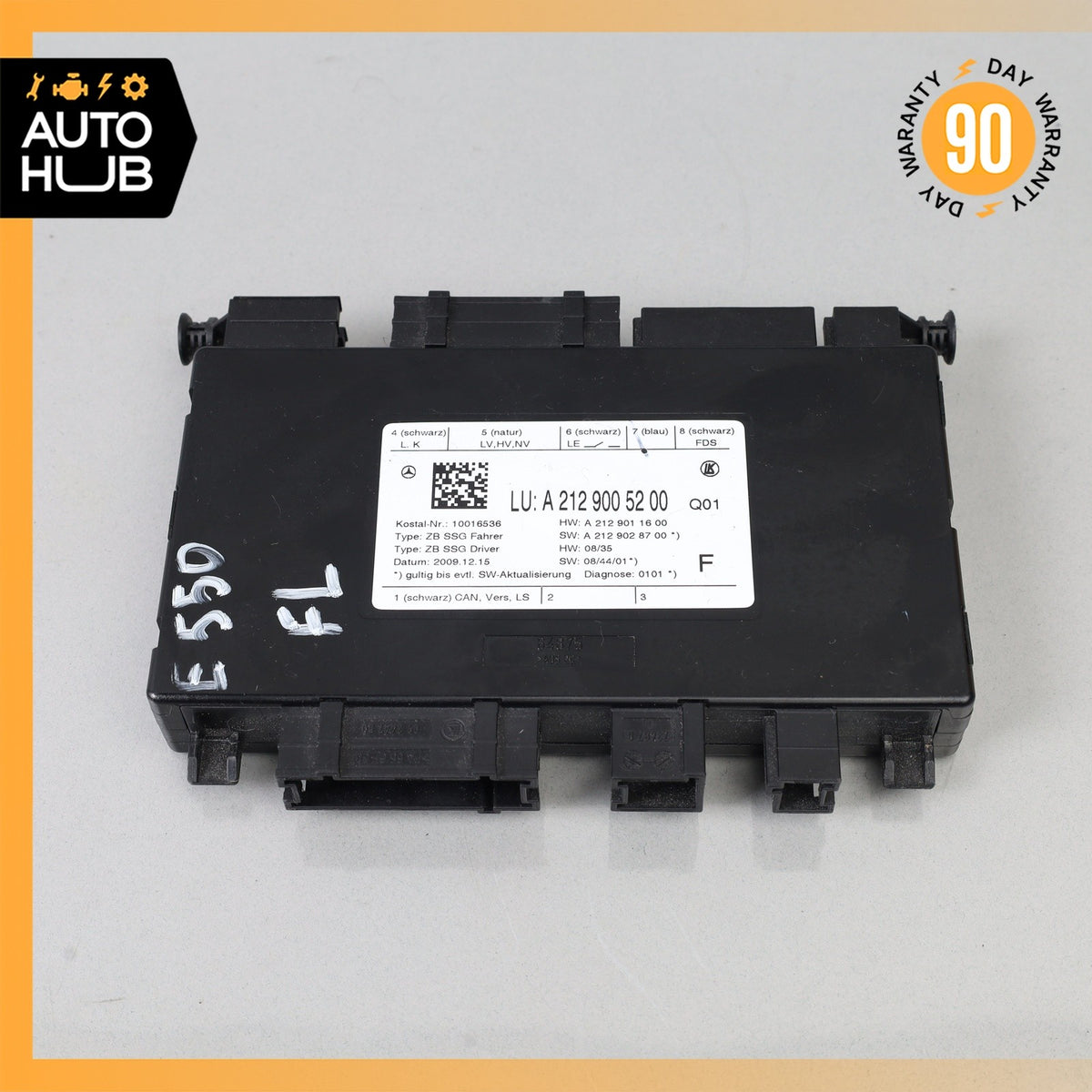 08-18 Mercedes W207 E550 CLS63 SLK250 Seat Control Module Front Left Side OEM - photo 3