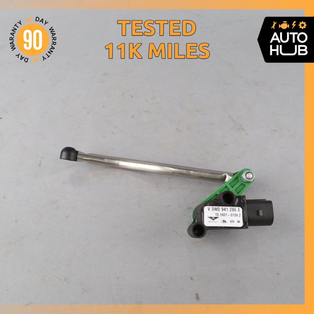 Bentley Continental GTC GT Front Right Level Hight Sensor 3W0941286E OEM 11k - photo 1