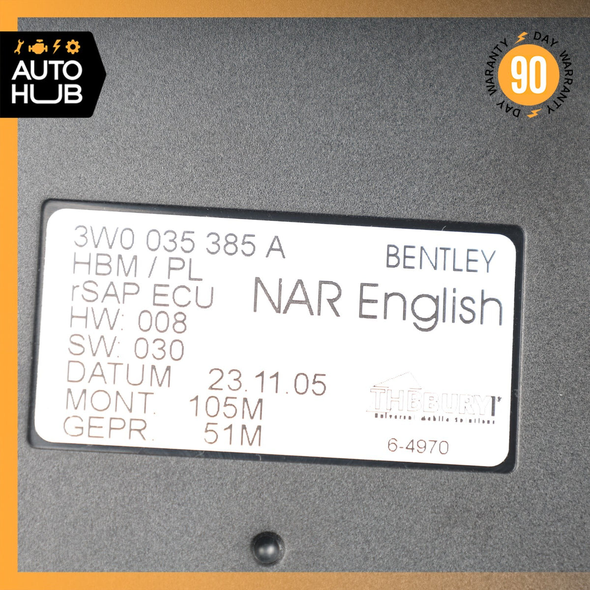 2006 Bentley Continental Flying Spur Communication Phone Control Module OEM 80k - photo 9
