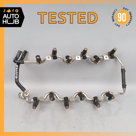 12-18 Bentley Flying Spur GTC GT Flying Spur 6.0L W12 Fuel Injector Rail OEM - photo 1