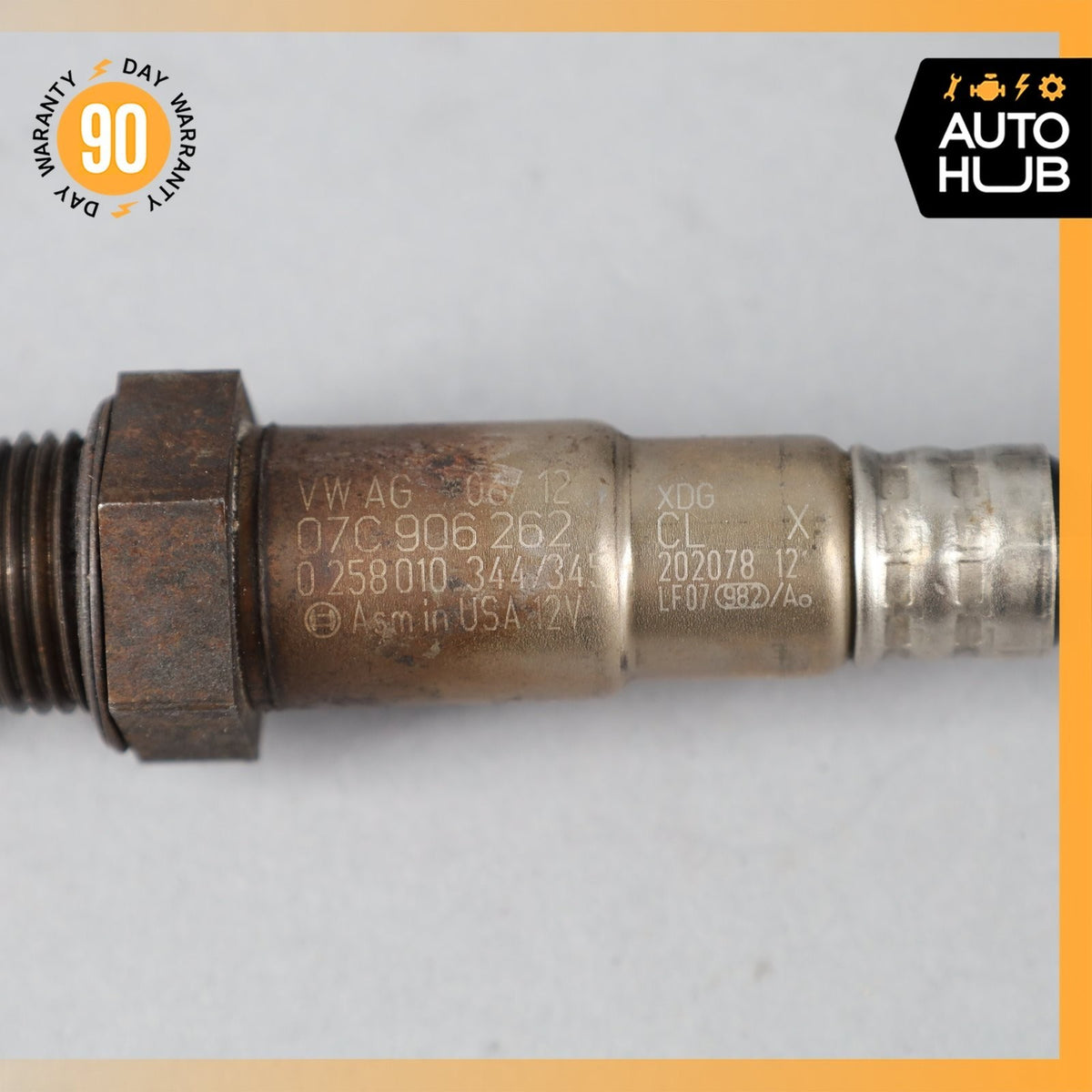 12-18 Bentley GT Flying Spur 6.0L Oxygen O2 Sensor Lambda Set 07C906262CH OEM - photo 13