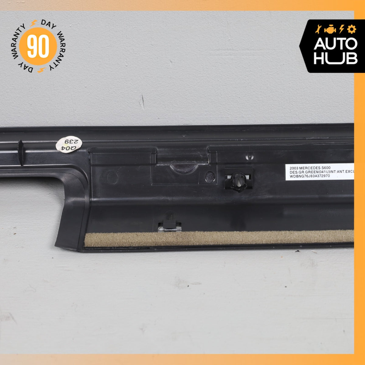 03-06 Mercedes W220 S600 S55 Front Right Side Door Step Sill Panel OEM - photo 11