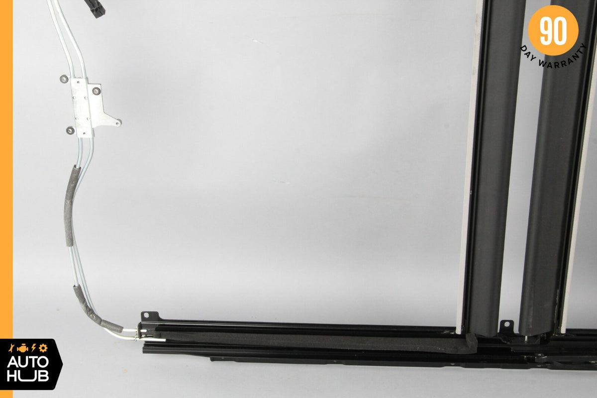 10-13 Mercedes W221 S550 S63 AMG Panoramic Sunroof Guide Rail Frame Track OEM - photo 11