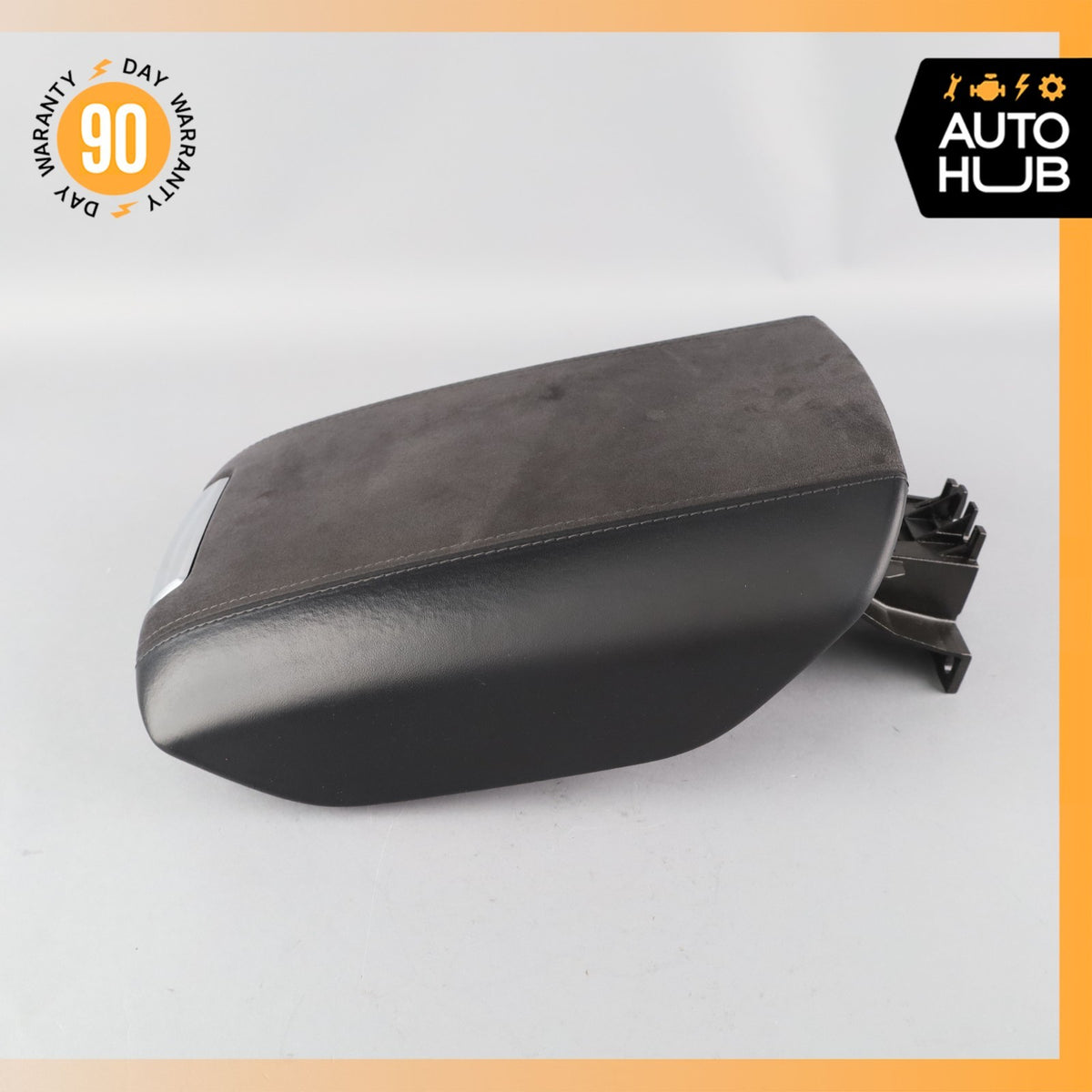 11-18 Porsche Cayenne 958 GTS Center Console Arm Rest Armrest Cover Suede OEM - photo 3