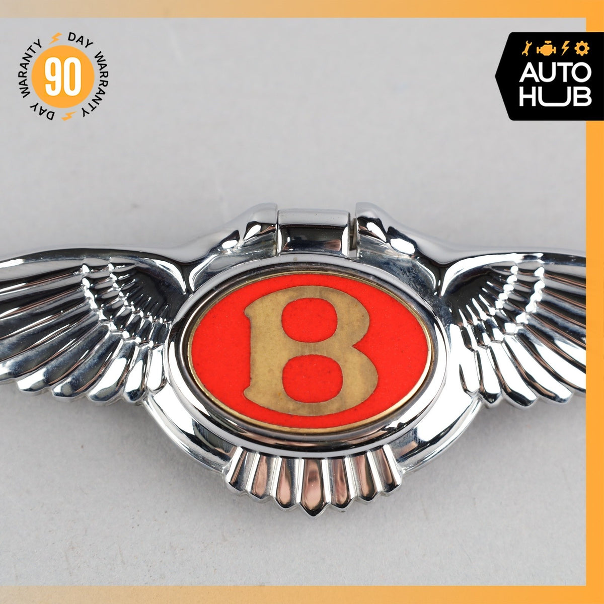 00-02 Bentley Arnage Trunk Lid Unlock Release Handle Emblem OEM 42k - photo 4