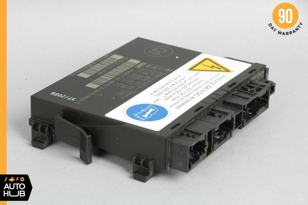 07-10 Mercedes W216 CL550 S63 Front Left or Right Seat Contour Control Module - photo 2