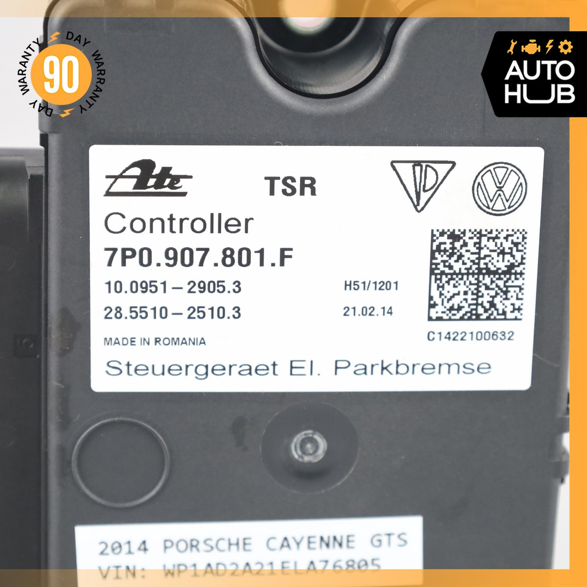 11-18 Porsche Cayenne 958 Electronic Parking Brake Control Module 7P0907801F OEM - photo 10