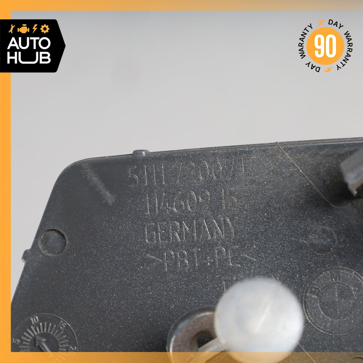 11-13 BMW F10 528i 535i 550i Front Bumper Tow Hook Hitch Cover Lid OEM - photo 7