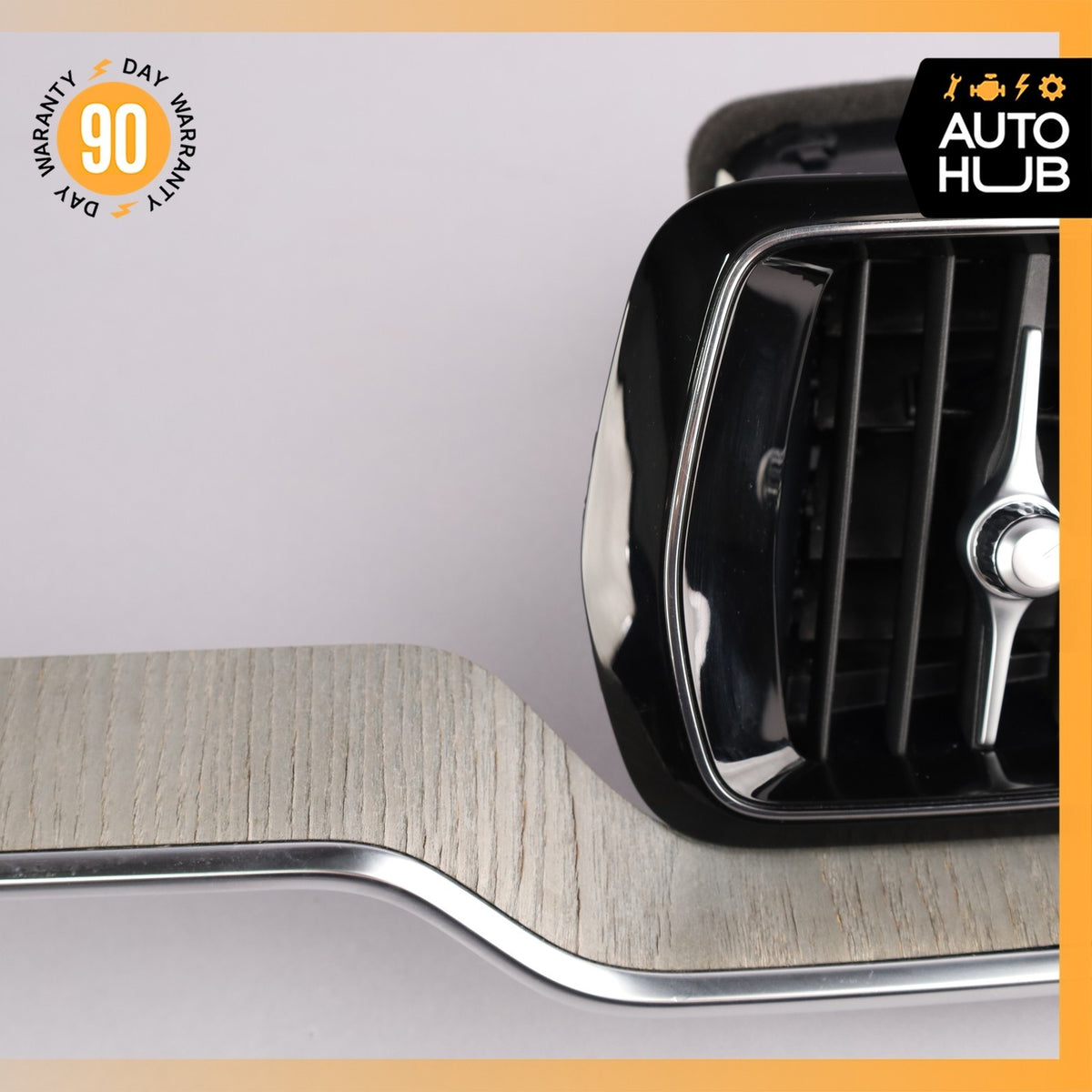 19-25 Volvo S60 V60 Front Dashboard Center A/C Air Vent w/ Trim OEM 60k - photo 12
