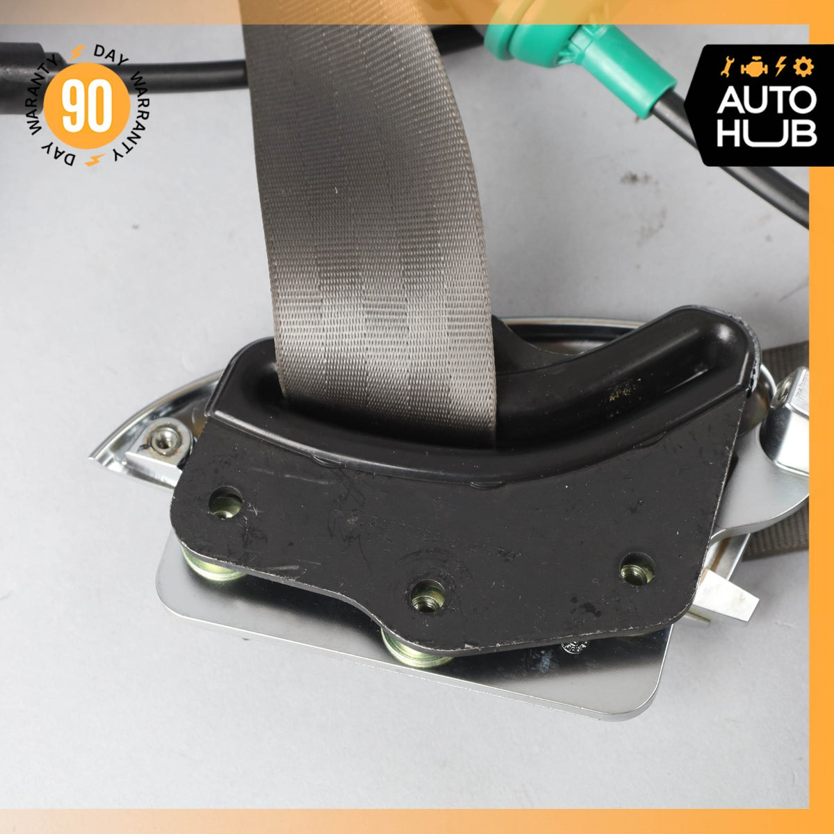 03-06 Bentley Continental GT Front Right Passenger Side Seat Belt Gray OEM - photo 13