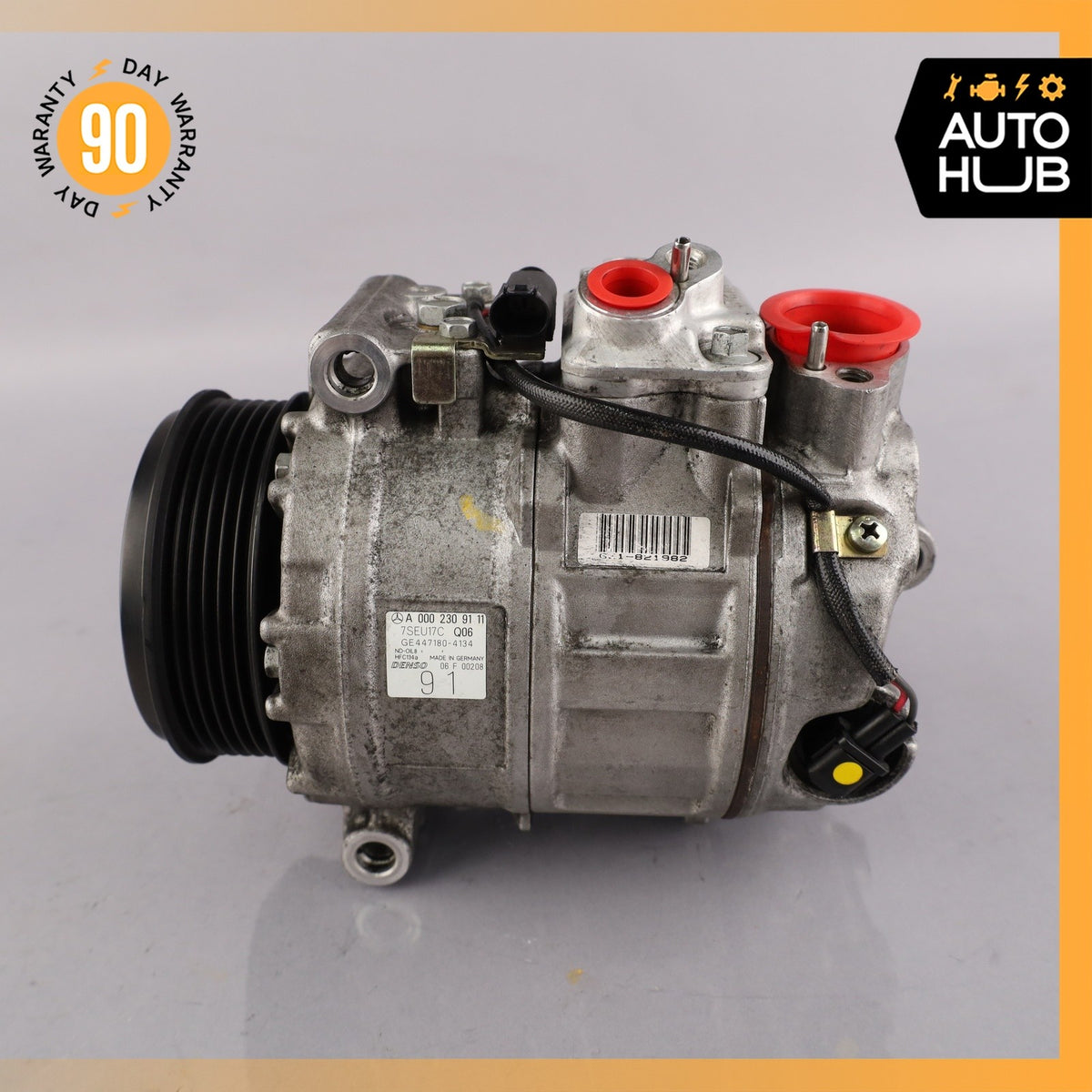 00-06 Mercedes W215 CL500 S500 A/C Air Conditioning Compressor OEM - photo 3