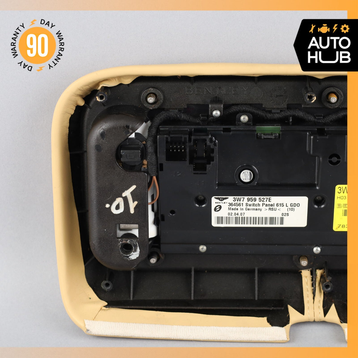 07-11 Bentley Continental GTC Convertible Overhead Dome Light Control OEM 60k - photo 7