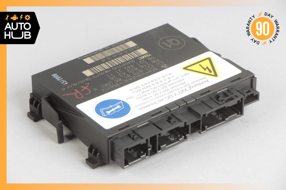 07-10 Mercedes W221 S600 Front Left or Right Seat Contour Control Module OEM - photo 2