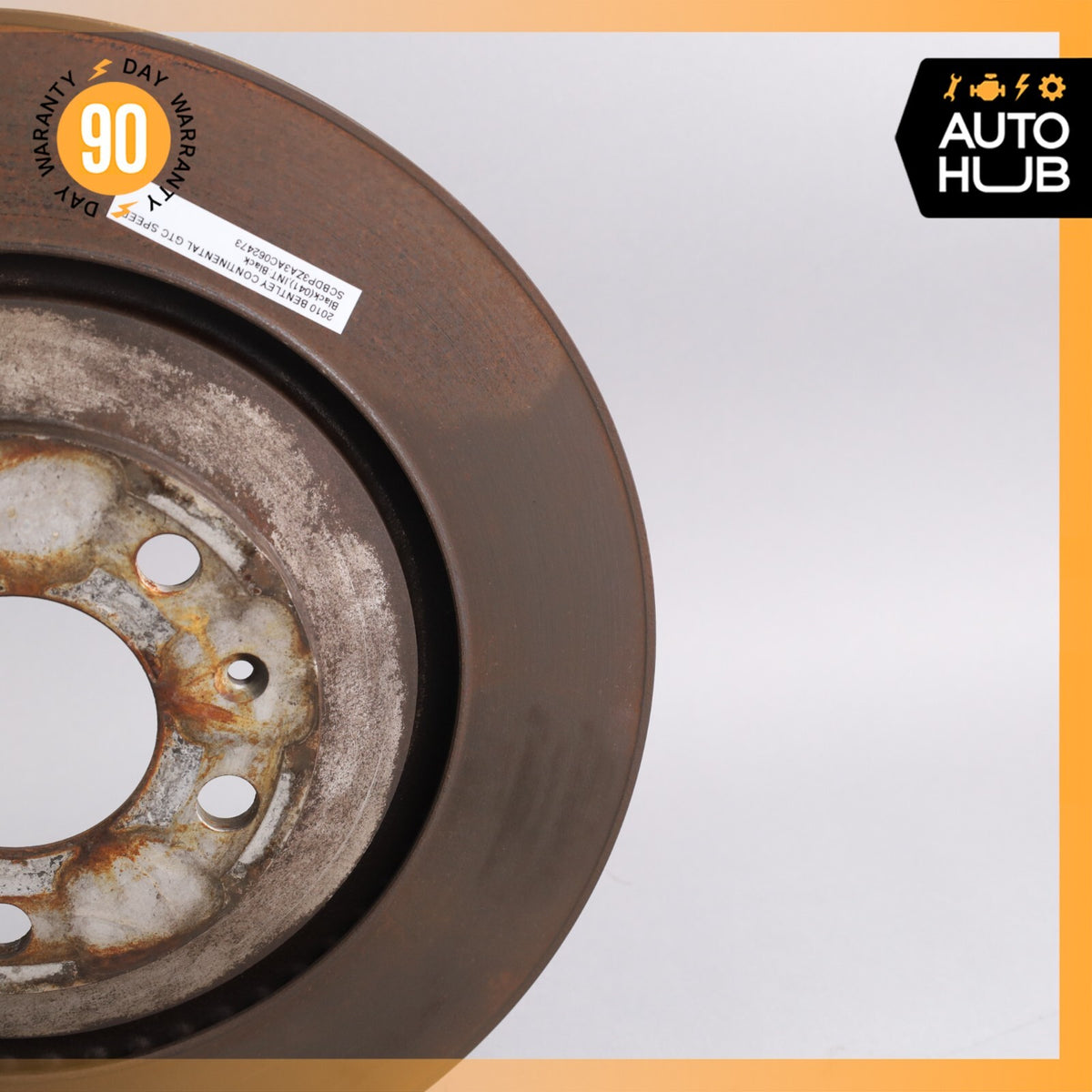 03-18 Bentley Continental GTC Speed GT Rear Left & Right Brake Rotors Disc OEM - photo 15