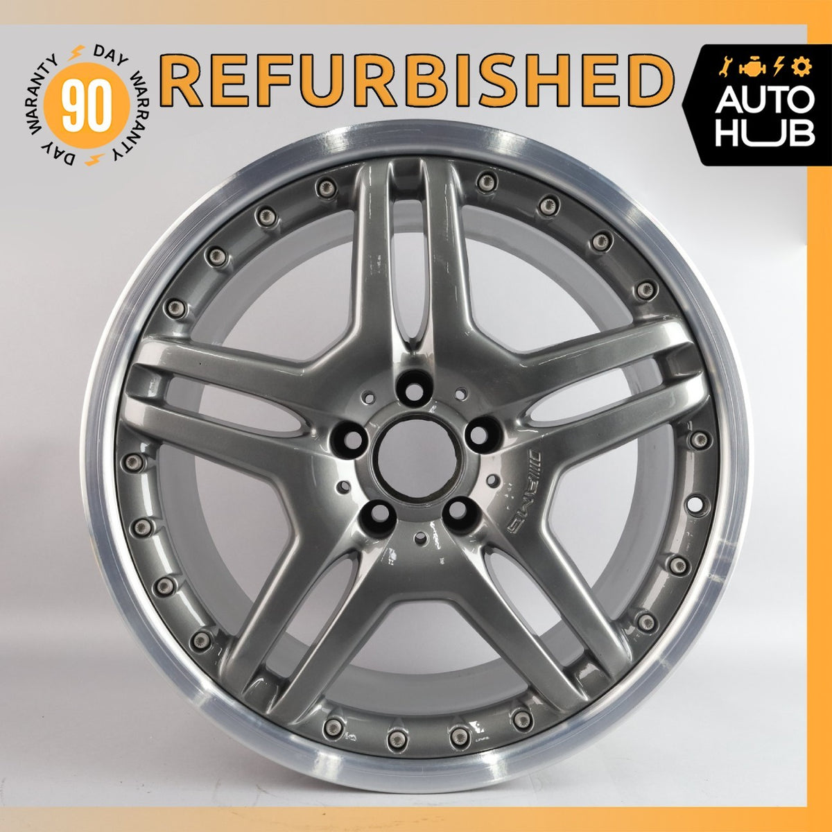Mercedes W215 CL55 S55 AMG S600 9.5 x 19 19" Rear Wheel Rim OEM - photo 1
