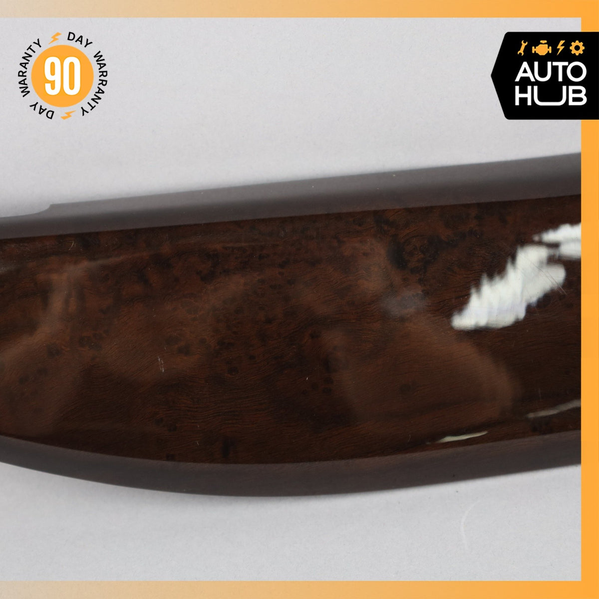11-18 Audi D4 A8 Rear Left Seat Center Console Trim Cover Wood OEM - photo 3