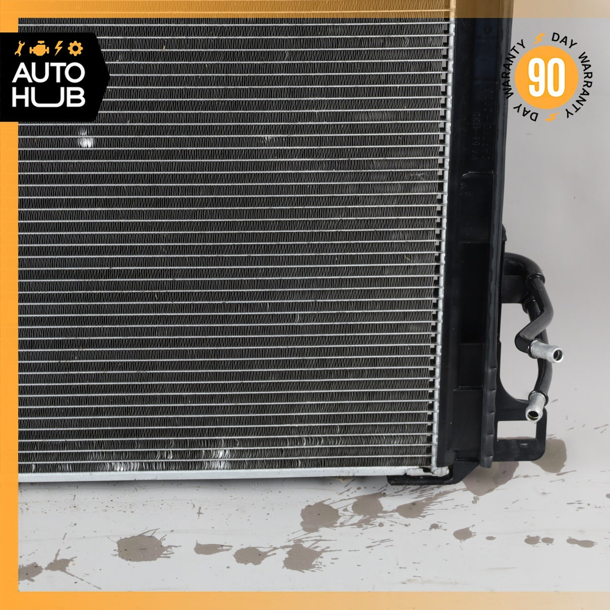12-16 Mercedes R172 SLK350 M276 AC Air A/C Condenser Steering Oil Cooler OEM - photo 7