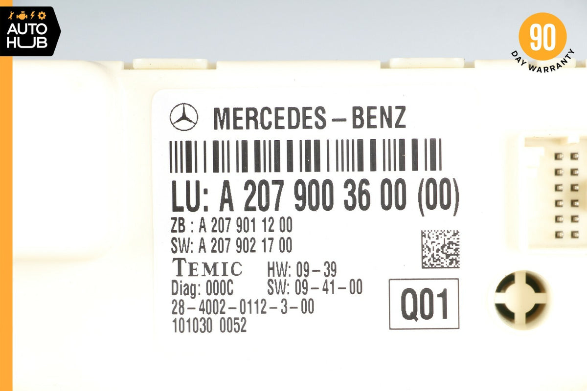 10-17 Mercedes W207 E350 E550 Coupe Rear Window Regulator Control Module OEM - photo 7