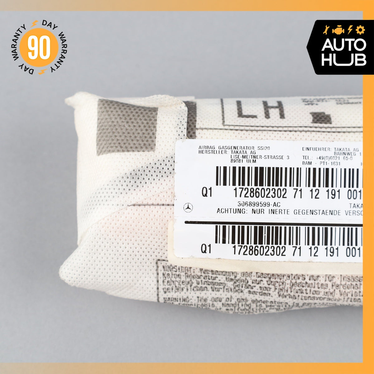12-20 Mercedes R172 SLK250 SLC300 Front Left Seat Side Airbag Air Bag OEM 75k - photo 4
