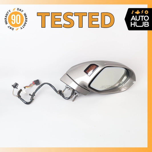 12-18 Audi 4G8 A7 S7 RS7 Right Rear View Door Mirror w/ Blind Spot Gray OEM - photo 1