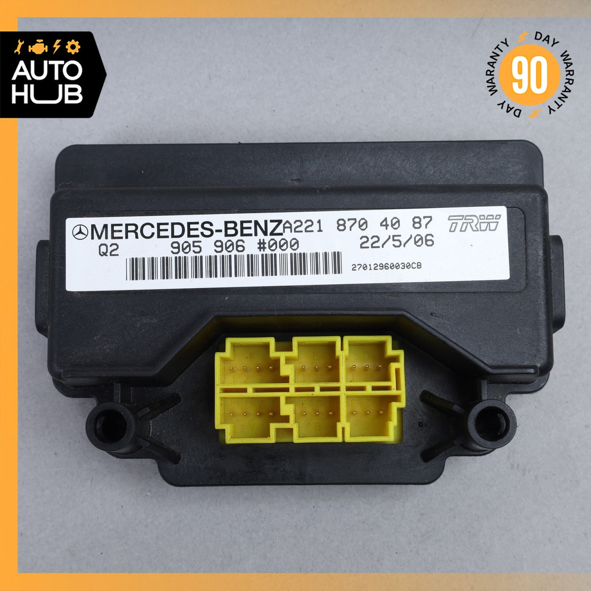 07-13 Mercedes W221 S600 S450 S63 AMG Front Right Side Seat Occupancy Sensor OEM - photo 2