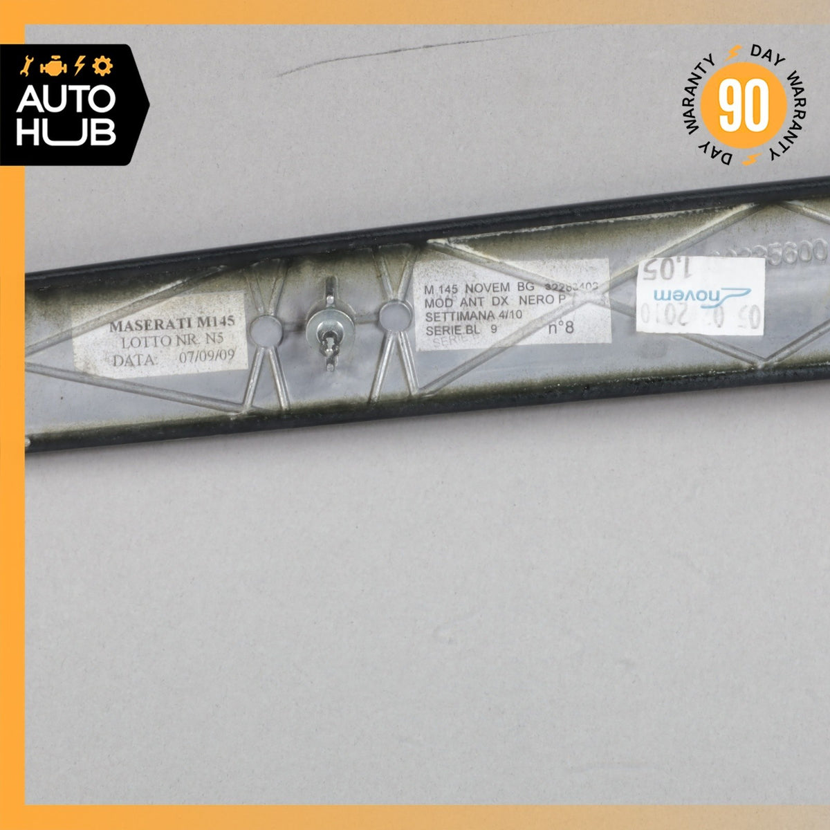 08-19 Maserati GranTurismo M145 Front Right Side Door Panel Trim Black OEM - photo 15