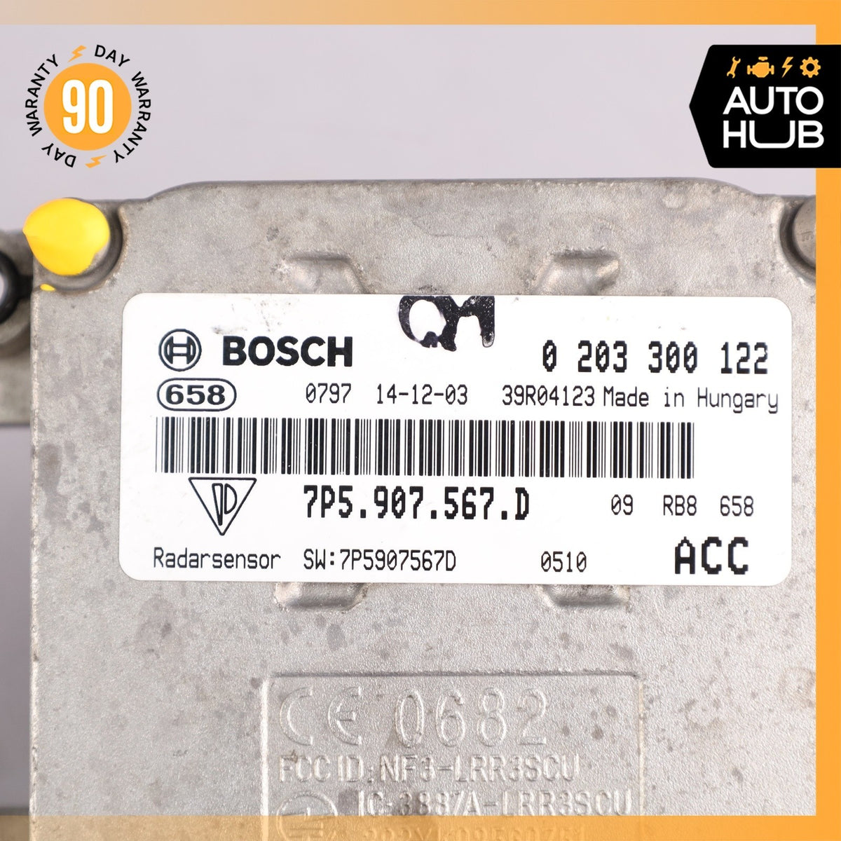 15-18 Porsche Cayenne 958 Adaptive Cruise Distance Sensor Radar 7P5907567D OEM - photo 9