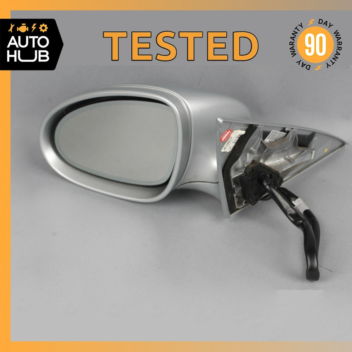 07-09 Mercedes W216 CL550 CL63 Left Side Rear View Door Mirror Silver OEM - photo 1