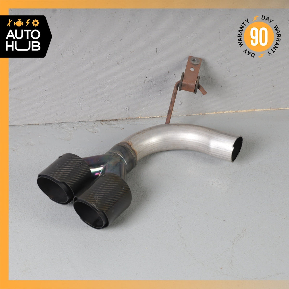 BMW F32 428i 328i Exhaust Pipe Tips Carbon Fiber Aftermarket - photo 2