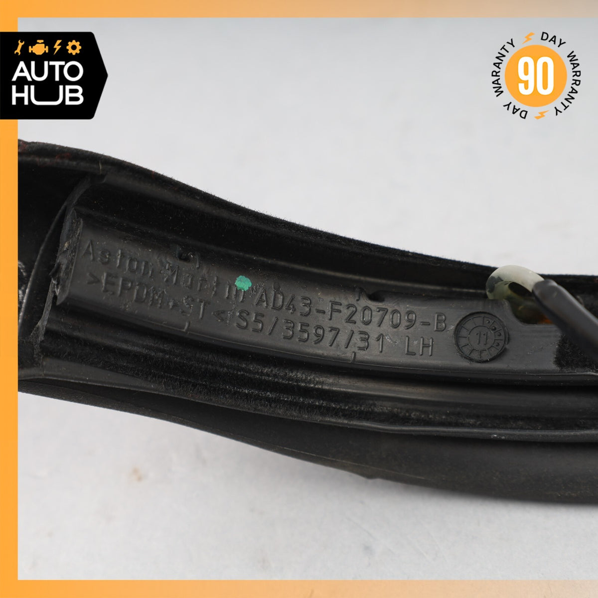 2012 Aston Martin Rapide Rear Left Side Door Upper Seal Rubber OEM 11k - photo 14