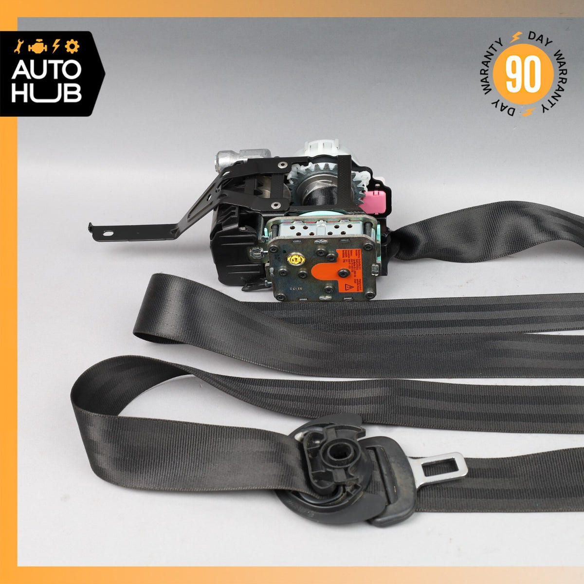 11-18 Porsche Cayenne 958 Hybrid S Front Left Driver Side Seat Belt Black OEM - photo 4