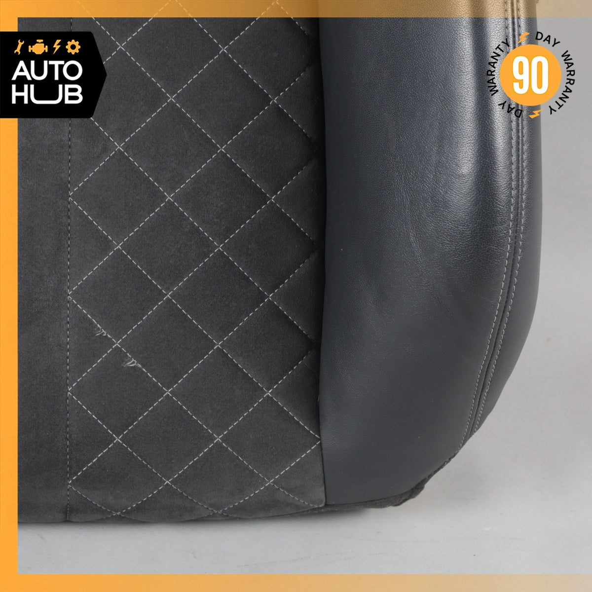 18-24 Audi B9 S5 A5 Sport Front Left Top Upper Seat Cushion Suede Black OEM - photo 6