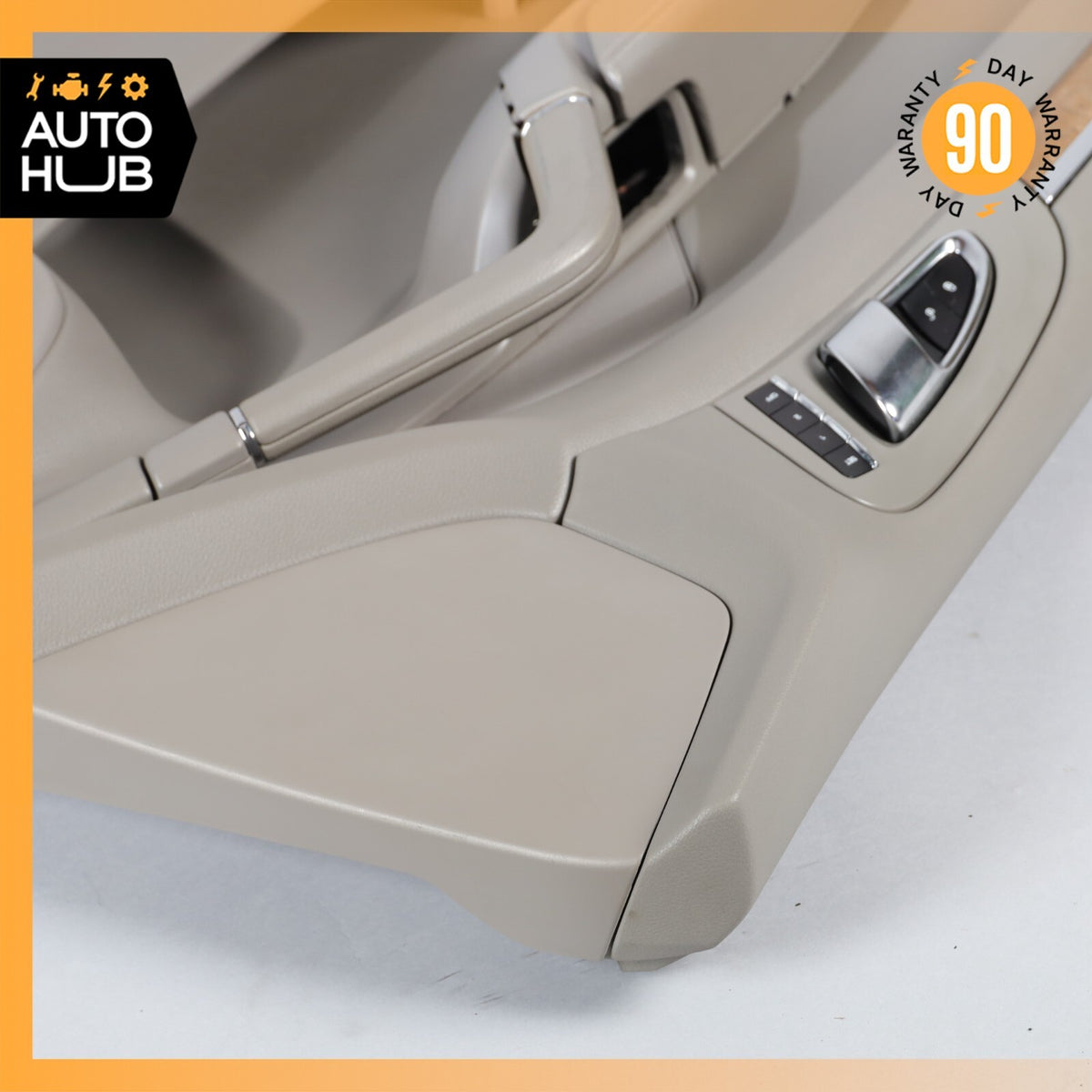 11-18 Porsche Cayenne 958 S Front Left Driver Side Interior Door Panel Gray OEM - photo 19