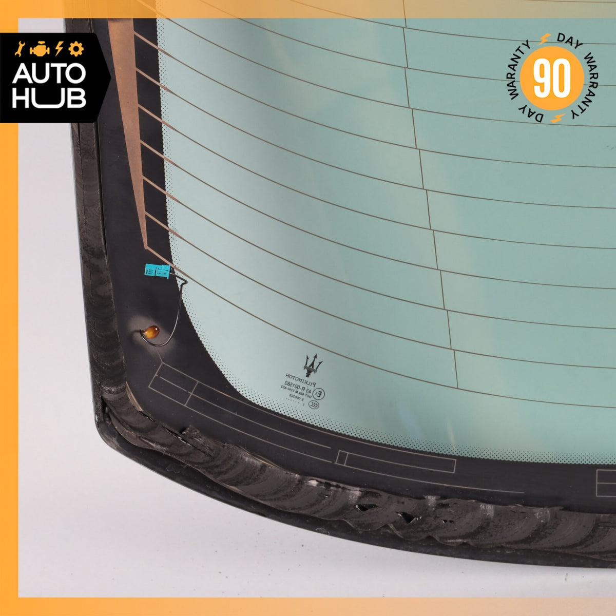 08-18 Maserati GranTurismo M145 Rear Windshield Wind Shield Back Glass OEM 76k - photo 15