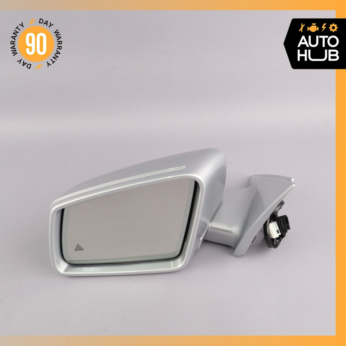 10-13 Mercedes W221 S400 S550 Left Side Rear View Door Mirror w/ Blind Spot OEM - photo 2
