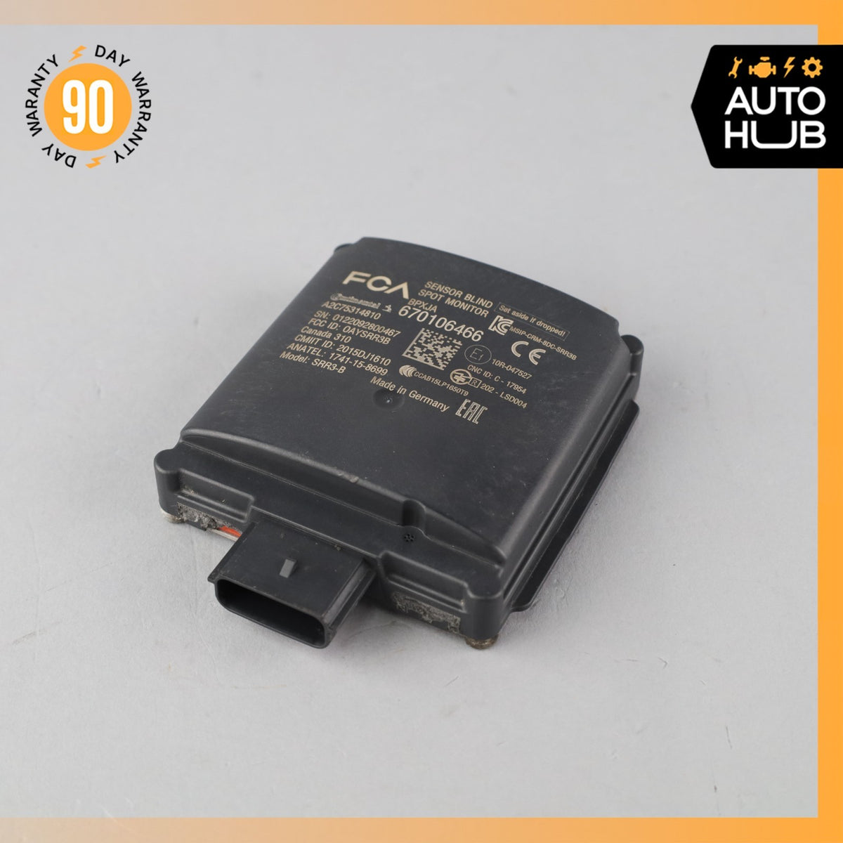 Maserati Levante M161 Rear Blind Spot Radar Distance Sensor Module OEM 35k - photo 1