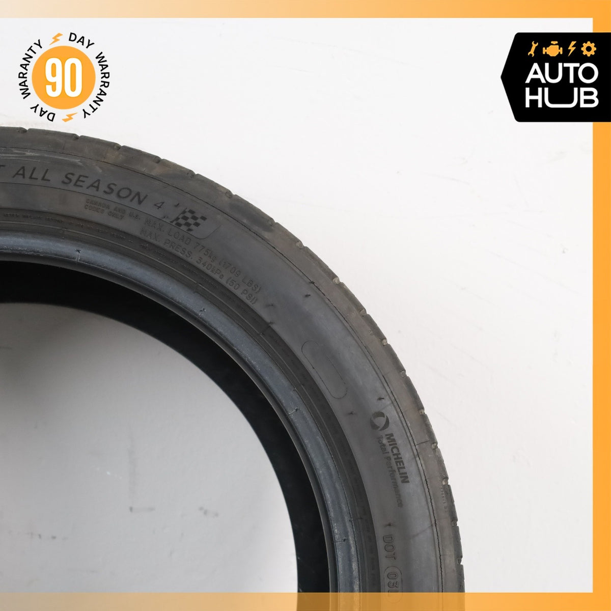 255/40ZR18 Michelin Pilot Sport All Season 4 255 40 18' 99Y XL 8.5/32" Tire - photo 5