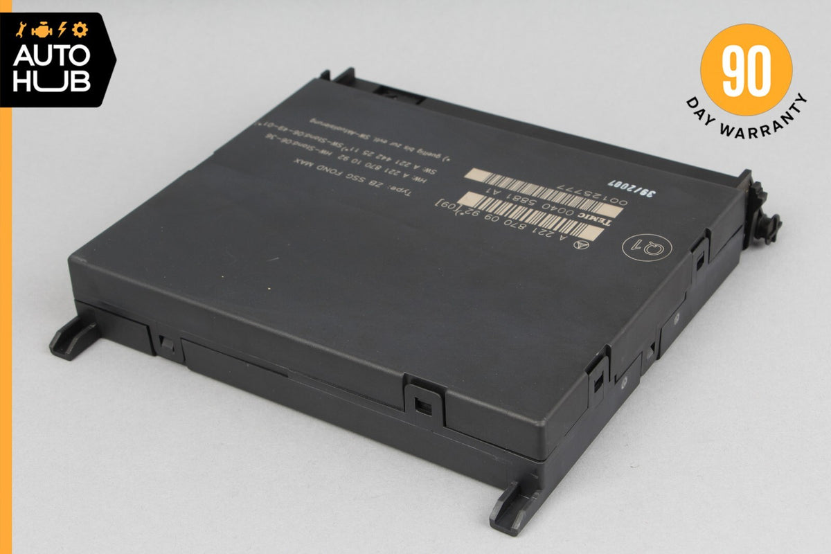 07-13 Mercedes W221 S63 AMG S550 Rear Seat Control Unit Module 2218700992 OEM - photo 5