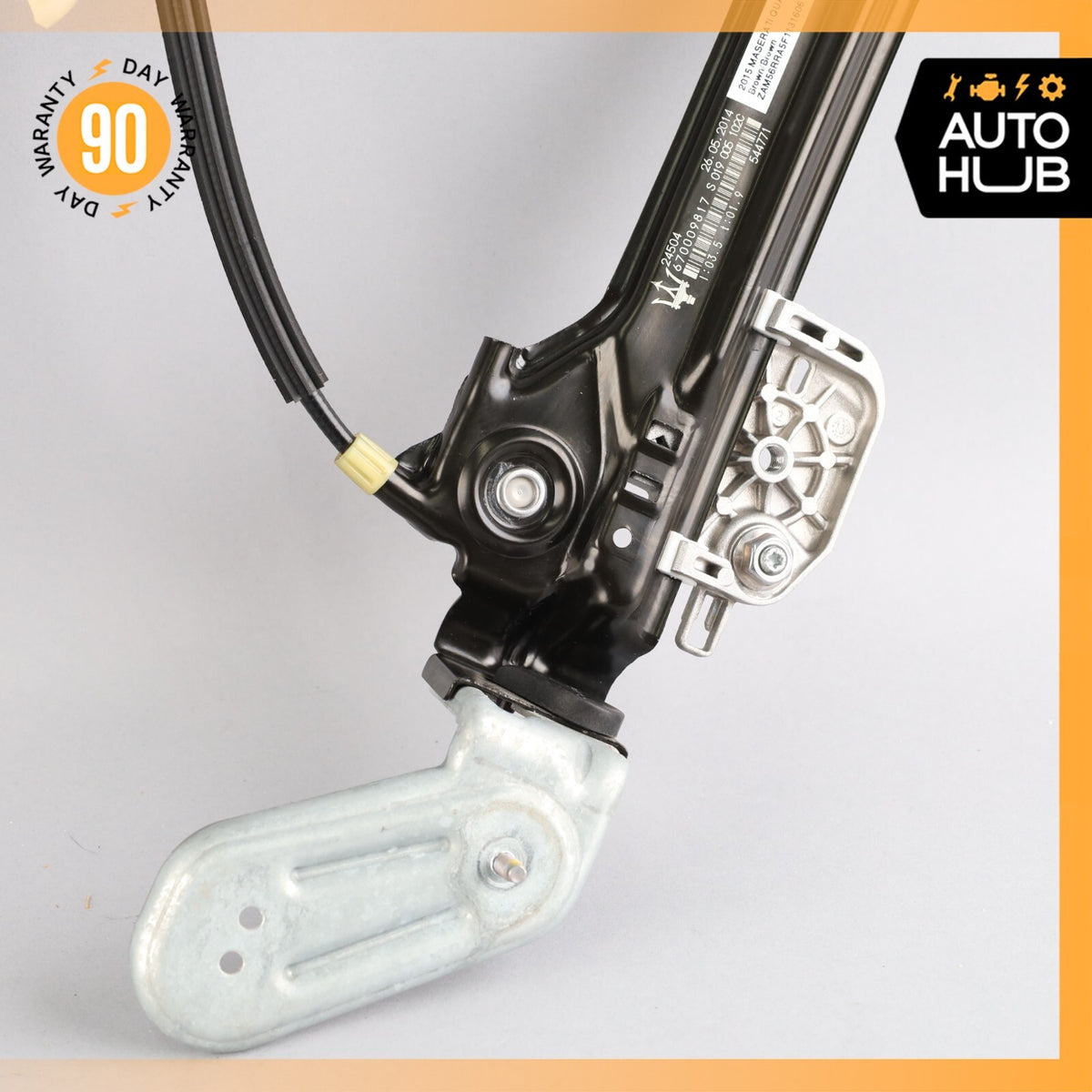 14-22 Maserati Quattroporte M156 Rear Right Side Window Regulator Motor OEM 32k - photo 7