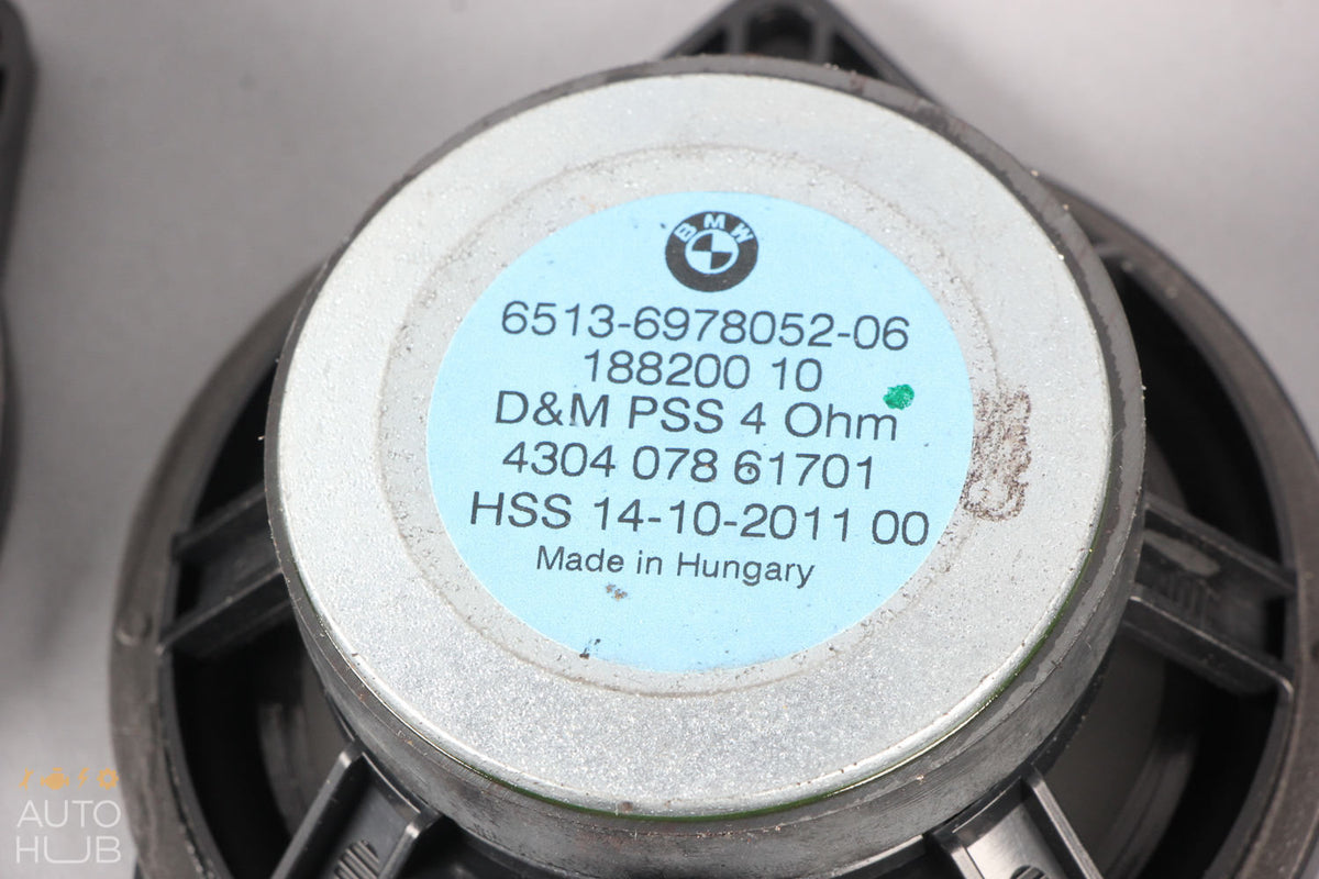 11-13 BMW E70 X5 Base Sound Speaker Set 6978052 OEM - photo 11