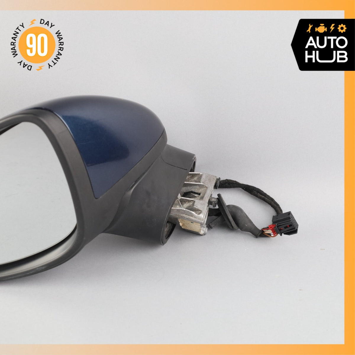 11-14 Porsche Cayenne 958 Left Side Rear View Door Mirror Blue OEM - photo 5