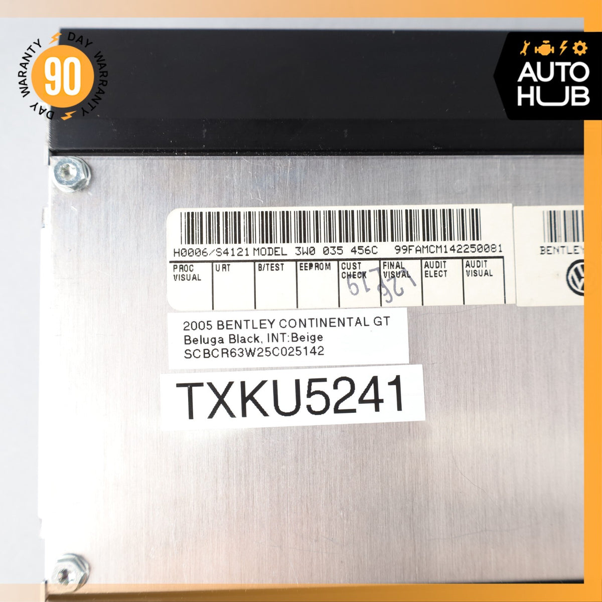 03-08 Bentley Continental GT Premium Audio Sound System Amplifier Amp OEM 81k - photo 9