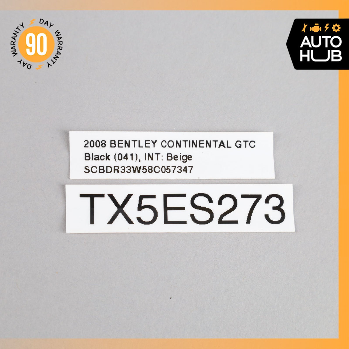 03-11 Bentley Continental GTC GT Front Left Fender Molding Trim Chrome OEM 19k - photo 7